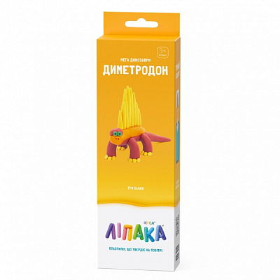 Набір для ліплення Lipaka пластилін, що самостійно твердіє, ЛІПАКА – Диметродон 30079-UA01