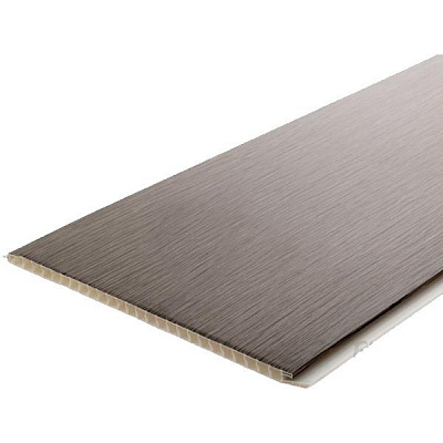 Панель ПВХ Haining Haowang Plastic Файнлайн темный  2970x250x7.5 мм