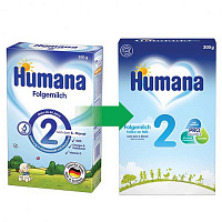 Суха молочна суміш Humana із пребіотиками 2 300 г 4031244782175
