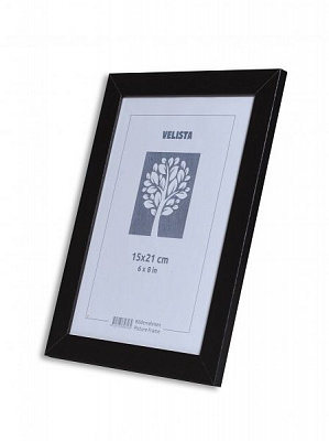 Рамка для фотографии со стеклом Velista 20BW-86888v 15x21 см черный 
