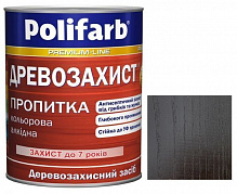 Деревозащитное средство Polifarb Деревозащита венге мат 0,7 кг