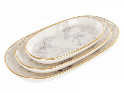 Набор блюд овальных Marble 3 предмета 769-028 Lefard 