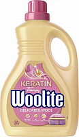 Гель для машинной и ручной стирки Woolite для шерсти и деликатных тканей с кератином 1,8 л