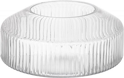 Ваза стеклянная прозрачная Хистори 26,7 cм Wrzesniak Glassworks