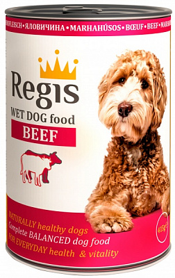 Консерва для всех пород Regis с говядиной 415 г