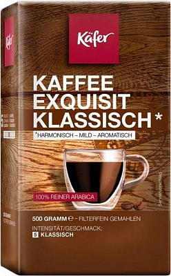 Кава мелена Kafer Kaffee Exquisit Klassisch 500 г