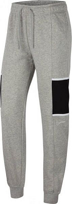 Брюки Nike W NSW PANT FT ARCHIVE RMX CU6397-063 р. L серый