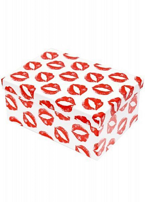 Коробка подарункова прямокутна губки 21,5х14х9 см