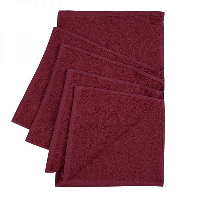 Серветка махрова 30x30 см бордовий Ярослав