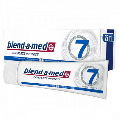 Зубная паста Blend-a-Med Complete Protect 7 Кристальная Белизна 75 мл