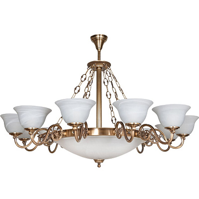 Люстра подвесная Фабрика Світла Эллада 15x60 Вт E27 античная бронза/патина