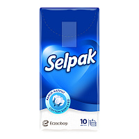 Платки носовые Selpak стандарт 10 шт