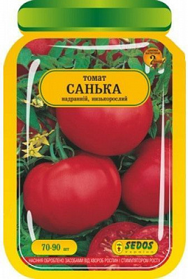 Насіння Яскрава томат Санька 70-90 шт.