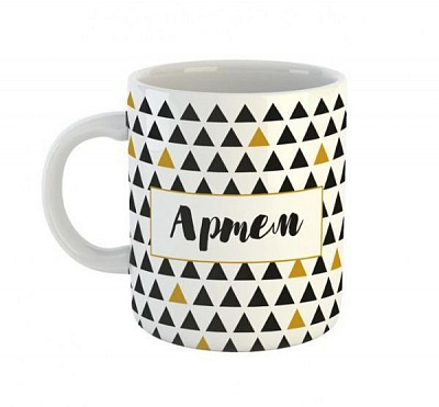 Чашка Black&Gold «Артем» Be Happy