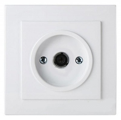 Розетка TV кінцева Nilson Touran білий