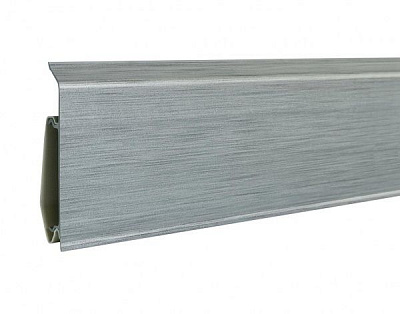 Плинтус King Floor 70 Inox алюминий 20,8x70x2500 мм 