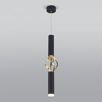Світильник підвісний Strotskis Lance LED 8 Вт чорний/золото 50191/1 (чорний)