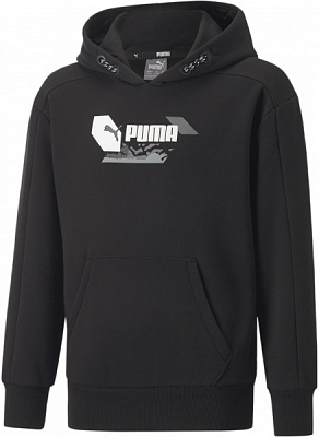 Джемпер Puma ALPHA HOODIE FL B 67010501 р. 140 черный