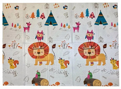  Lanor Коврик Lanor бэби мат Лев/Машинки (200х150х1см)