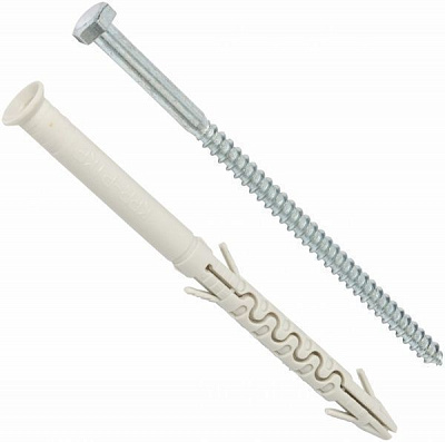 Дюбель рамний із гвинтом для дерева 8x80 мм 4 шт. Expert Fix