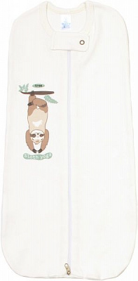 Пеленка-кокон Baby Veres Sloth yoga р. 56 27x51 см молочный 