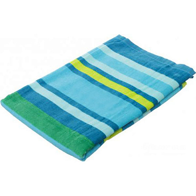 Рушник пляжний Stripe 70x140 см блакитно-зелений