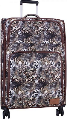 Валіза Bagland 90 л коричневий Леон сублiмацiя 725 (0037966274)