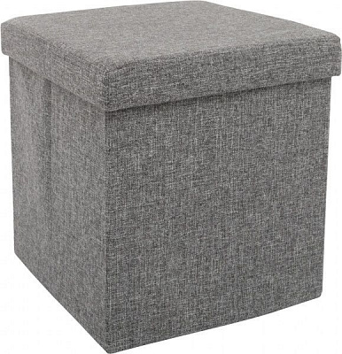 Ящик-пуф складаний Тарлев 1193PF сірий 380x375x375 мм