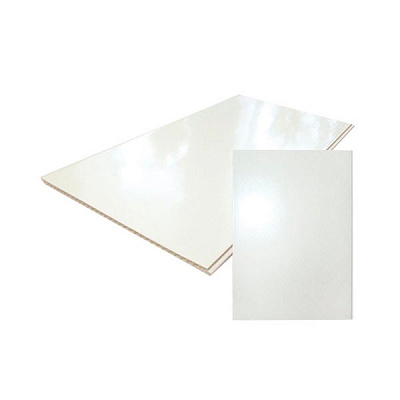 Вагонка ПВХ Унипласт Белый Глянец (А-02) 2000x250x8 мм /0.5кв.м.