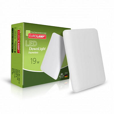 Светильник точечный Eurolamp Frameless Downlight 19 Вт белый LED-DLS-19/5 