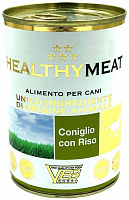 Корм Healthy Meat паштет монопротеїн кролик та рис 400 г