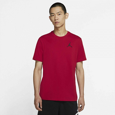 Футболка Jordan M J JUMPMAN EMB SS CREW DC7485-687 р.M червоний