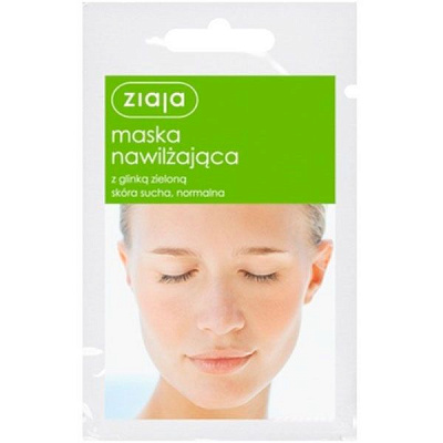 Маска Ziaja увлажняющая с зеленой глиной 7 мл