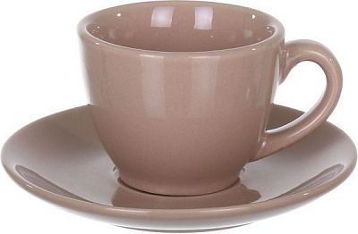 Чашка с блюдцем Latte 90 мл Bella Vita