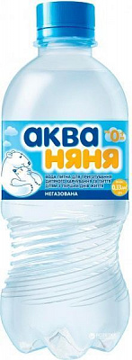 Вода мінеральна Аква Няня негазована 0,33 л