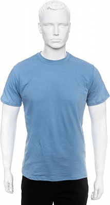 Футболка мужская р. L серо-голубой 