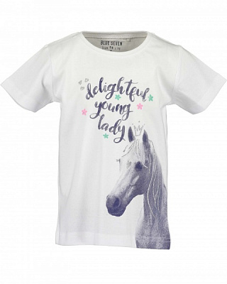 Футболка для девочек Blue Seven р.98 белый 702228 X_001_р.98 