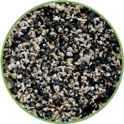 Грунт для аквариума Nechay ZOO 2 кг черно – белый мелкий(2 – 5мм)