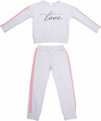 Комплект Luna Kids р.146 серый меланж 103548 