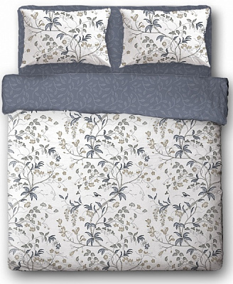 Комплект постельного белья Ramulus 2,0 серый Ibodo 