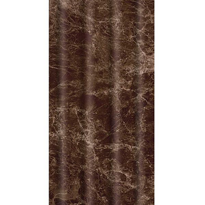 Плитка Інтеркерама Emperador рельефний темно-коричневий 230x500 мм