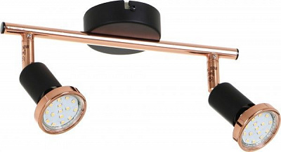Спот Rabalux Valentine 6847 2x50 Вт GU10 мідь