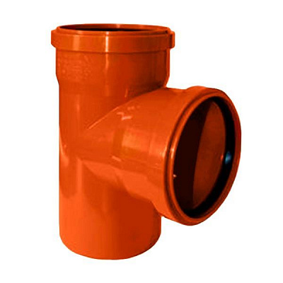 Трійник ПВХ PolyPlastic 160х160 мм 87°