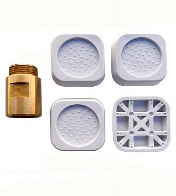 Комплект ЦЕ ВО антивибрационные подставки и нейтрализатор накипи Lux и НМ-1.3