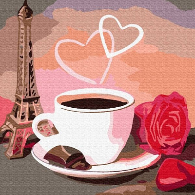 Картина по номерам Romantic 1 25х25 см Rosa Start 