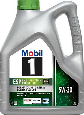 Моторне мастило Mobil 1 ESP 5W-30 4 л (154285)