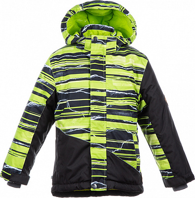 Куртка детская для мальчика HUPPA Alex 1 р.104 салатовый 82647 