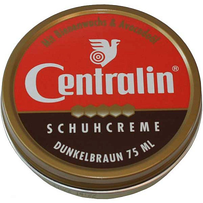 Крем для взуття Centralin в банці 75 мл темно-коричневий