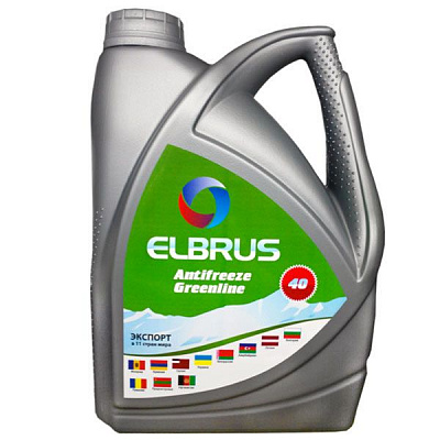 Антифриз Elbrus 40 зелений 5 кг
