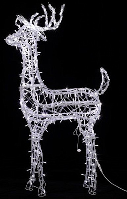 Декоративная фигура светодиодная (LED) Олень 0011R-72 480 ламп 180 см 